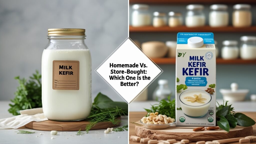 Homemade vs Store Bought Milk Kefir