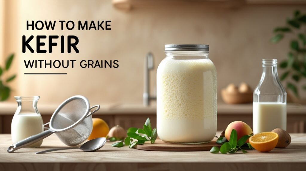 How to Make Kefir Without Grains