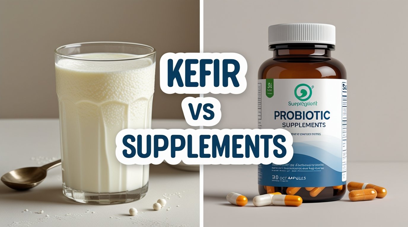 Kefir vs Probiotic Supplements - Is Kefir a Better Probiotic Source Than Supplements